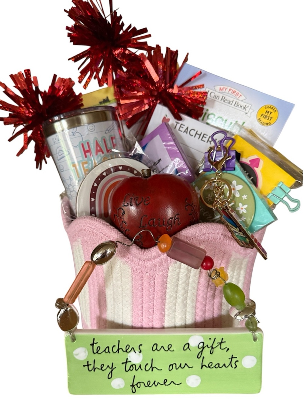 TEACHER APPRECIATION BASKET FIRST YEAR TEACHER, BEGINNING OF YEAR TEACHER GIFT